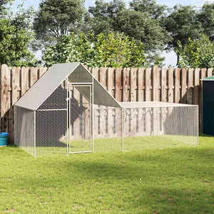 Hönsbur 4x2x2 m galvaniserat stål