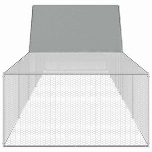 Hönsbur 10x2x2 m galvaniserat stål