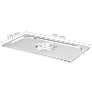 Lock till GN-kantin 1/3 4 st rostfritt stål