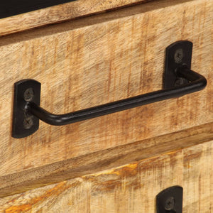 TV-bänk med lådor 120x30x40 cm massivt mangoträ