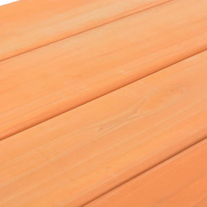 Picknickbord för barn med bänkar 89x79x50 cm massivt granträ