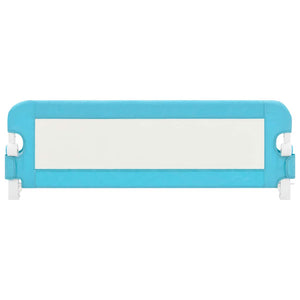 Sängskena för barn blå 120x42 cm polyester