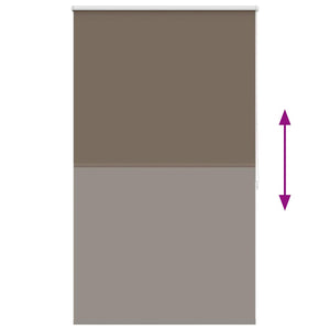 Rullgardin brun 80 x 175 cm mörkläggande