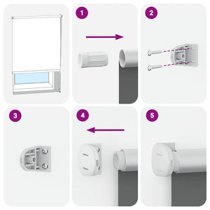 Rullgardin beige 100 x 175 cm mörkläggande