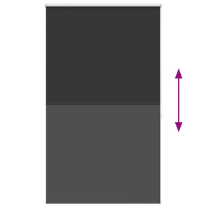 Rullgardin svart 120 x 175 cm mörkläggande