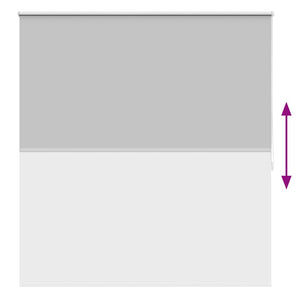 Rullgardin grå 140 x 175 cm mörkläggande