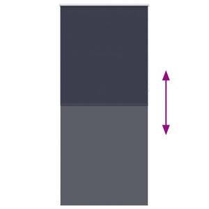 Rullgardin marinblå 100 x 230 cm mörkläggande