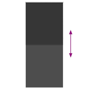 Rullgardin svart 120 x 230 cm mörkläggande