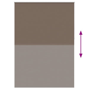 Rullgardin brun 160 x 230 cm mörkläggande