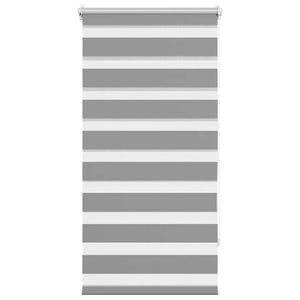 Rullgardin randig grå 60 x 100 cm transparent