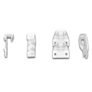 Rullgardin randig svart 70 x 120 cm transparent