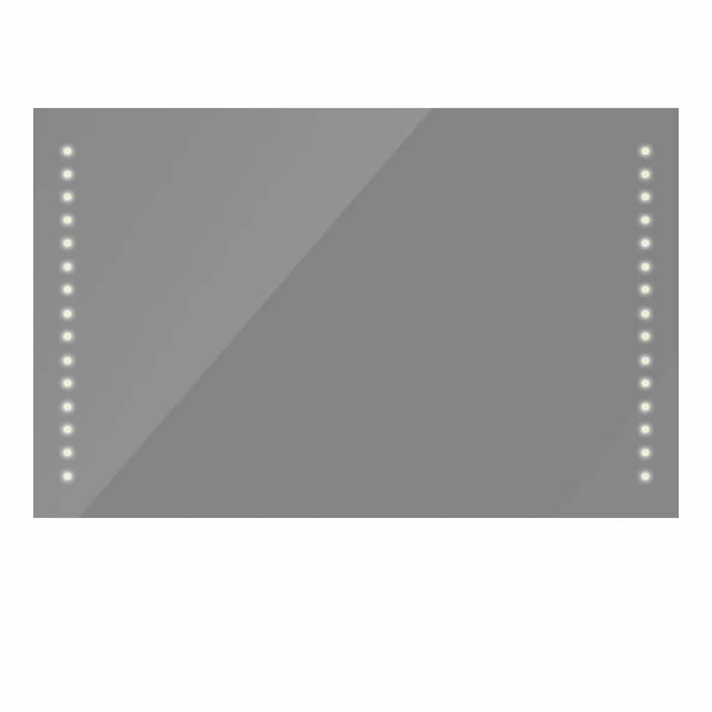 Badrumsspegel med LED-lampor 100 x 60 cm (L x H)