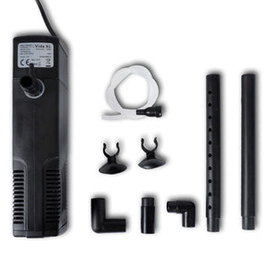 Filterpump för akvarier 800L/tim aktivt kol