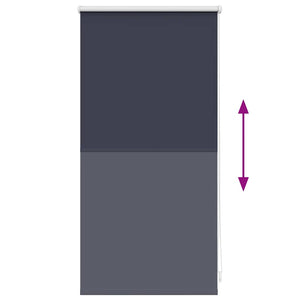 Rullgardin mörkläggande 40x100 cm grå