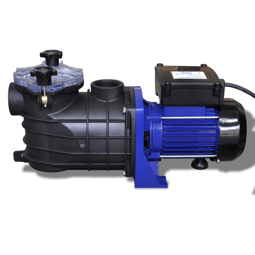 Poolpump elektrisk 500W blå