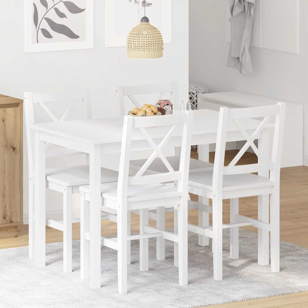 Matgrupp 5 delar vit