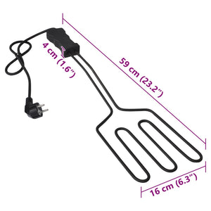Elektrisk grillstartare BBQ 1500 W