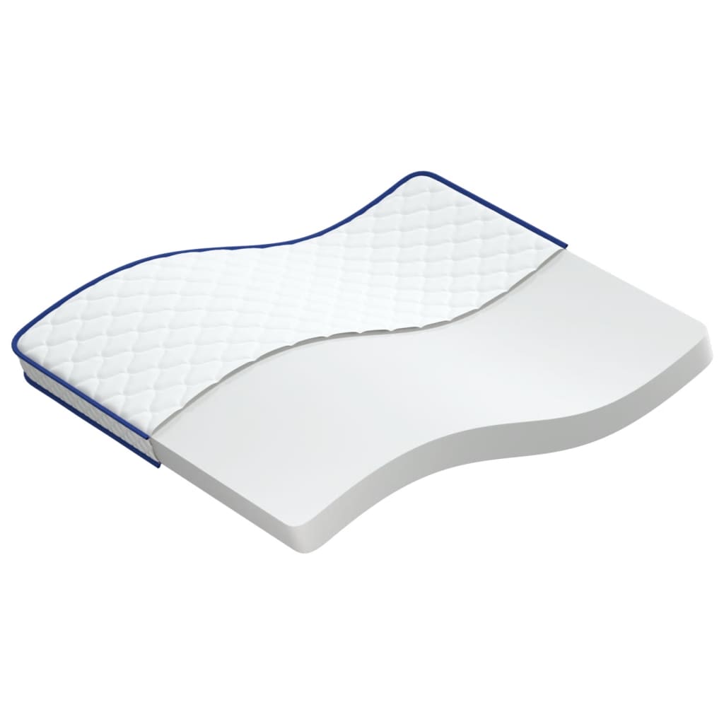 Madrass med memoryskum 200 x 160 x 17 cm mjuk