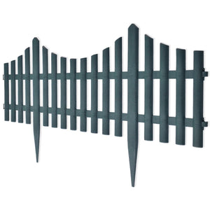 Trädgårdskanter 17 st 10 m grön