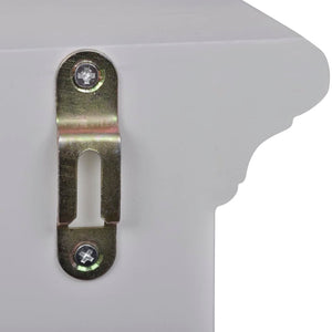 Köksskåp med glaslucka vit