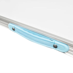 Campingbord med metallram, hopfällbar 80 x 60 cm