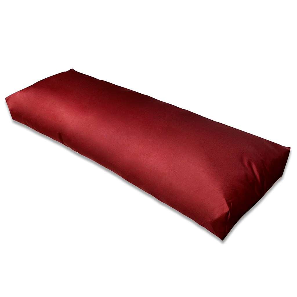Ryggdyna 120x40x10 cm vinröd
