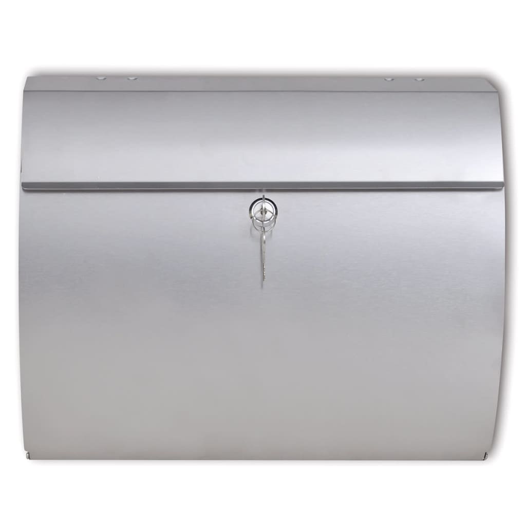 Brevlåda i rostfritt stål