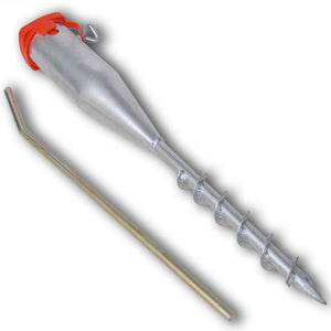 Parasollfot 55 cm galvaniserat stål