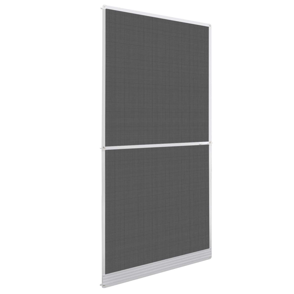 Fällbart insektsfilter Vit och svart 100 x 215 cm