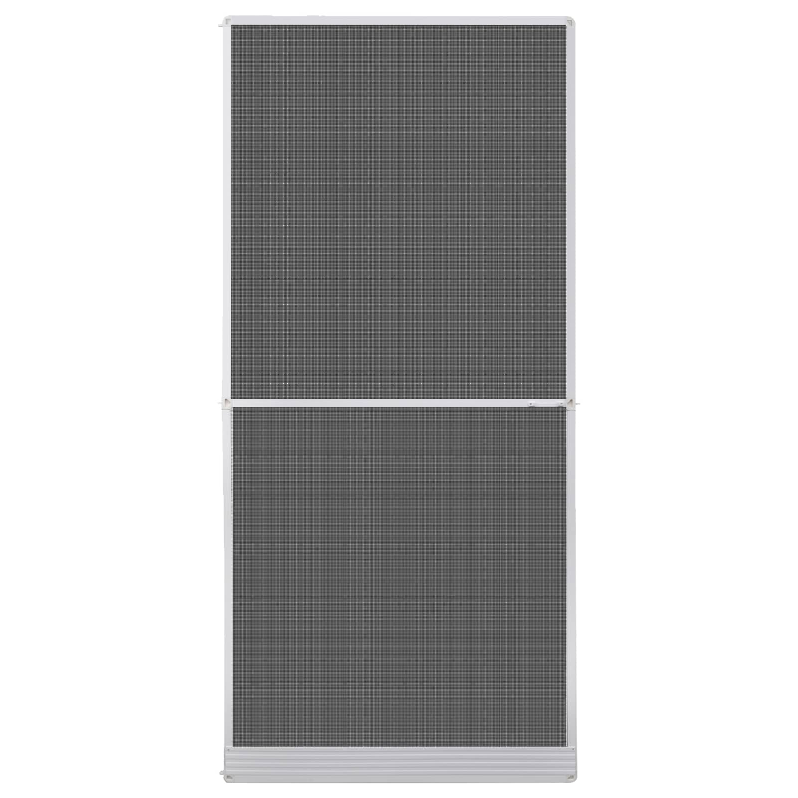 Fällbart insektsfilter Vit och svart 100 x 215 cm