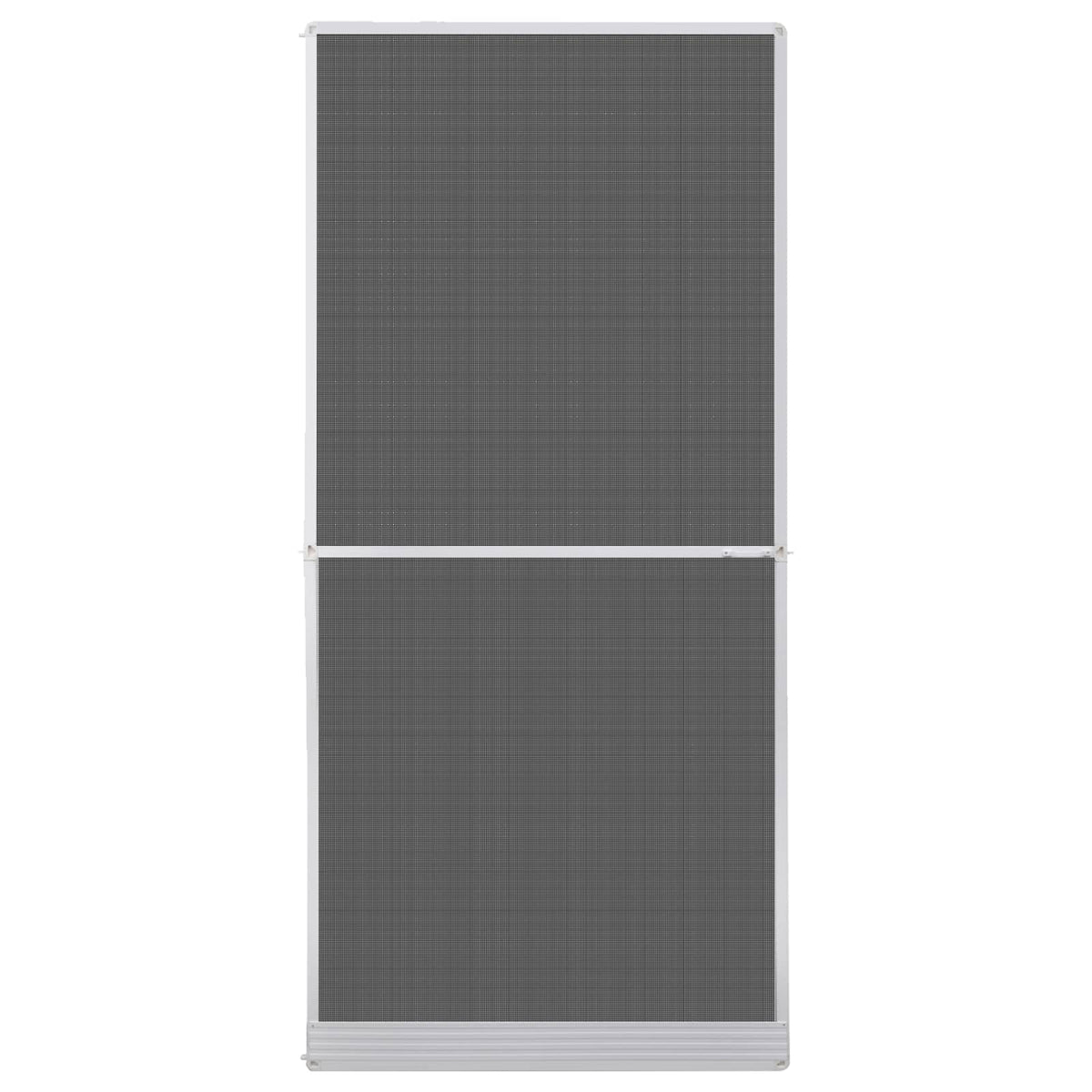 Fällbart insektsfilter Vit och svart 100 x 215 cm