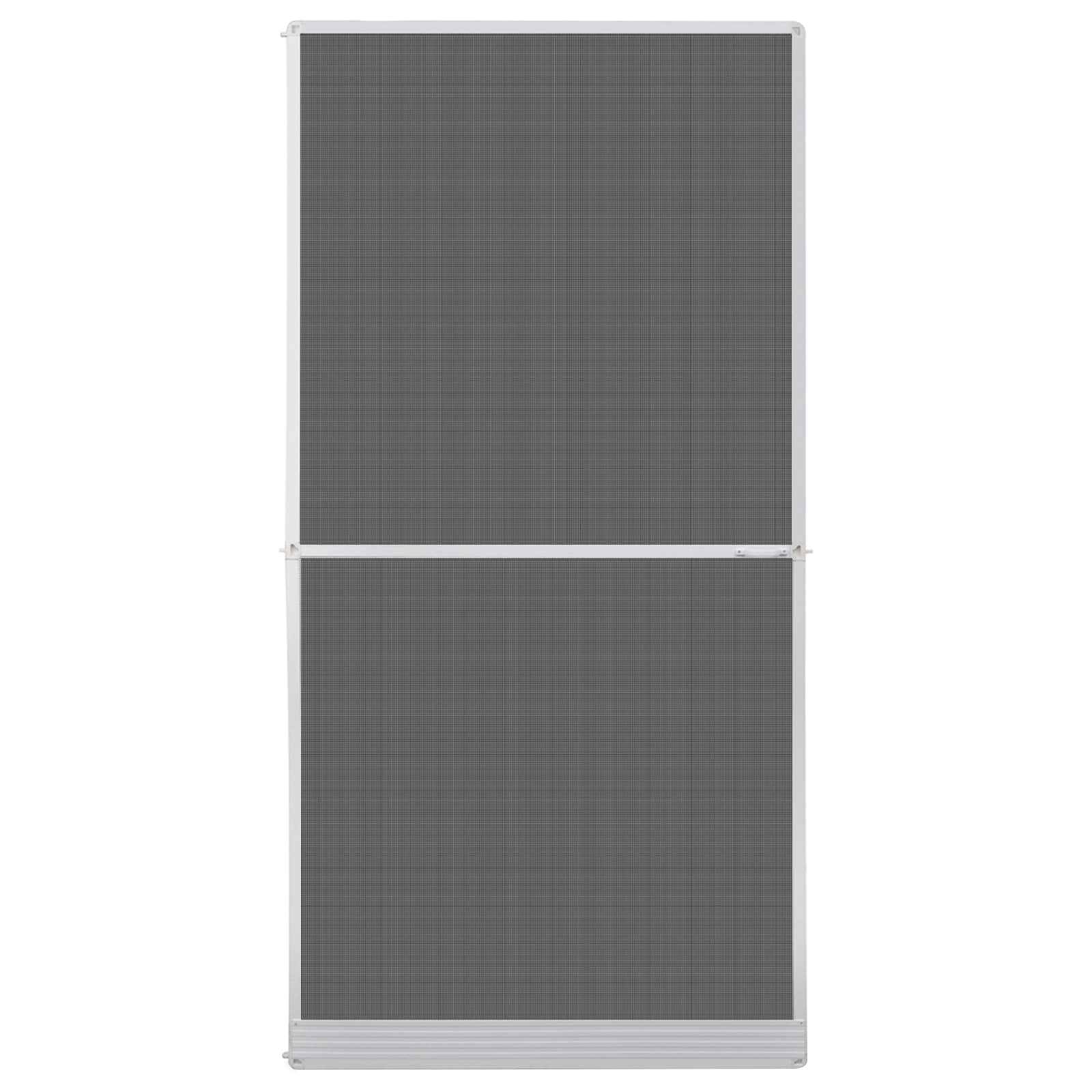 Fällbart insektsfilter Vit och svart 120 x 240 cm