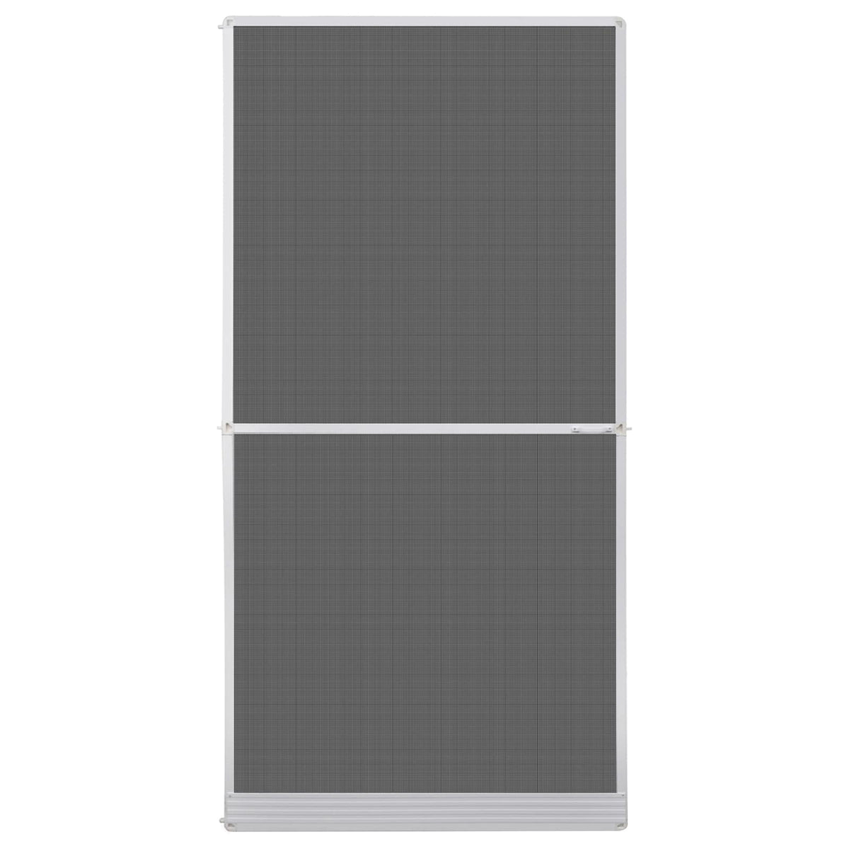 Fällbart insektsfilter Vit och svart 120 x 240 cm