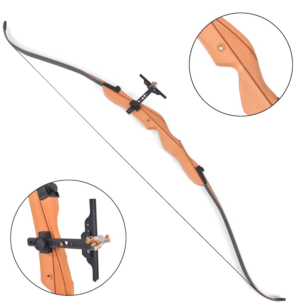 Recurvebåge för vuxna 172,7 cm 14,.5 kg
