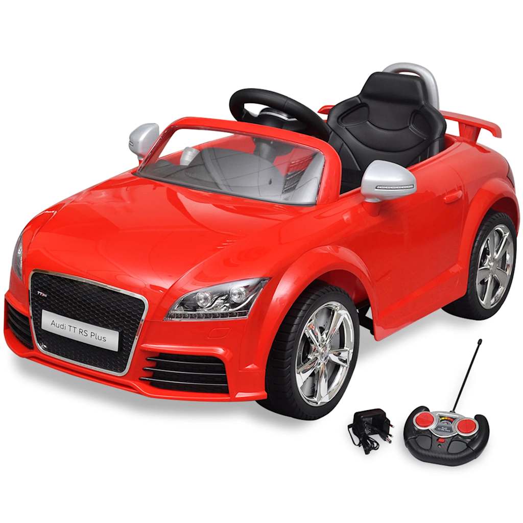 Audi TT RS åkbil för barn med fjärrkontroll röd
