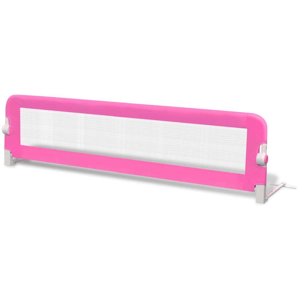 Sängskena för barnsäng 150 x 42 cm rosa