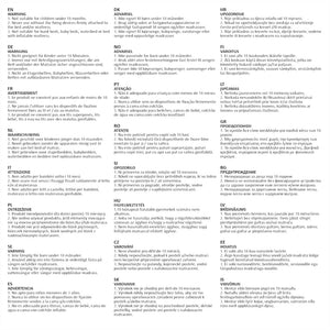 Sängskena för barnsäng 102 x 42 cm blå