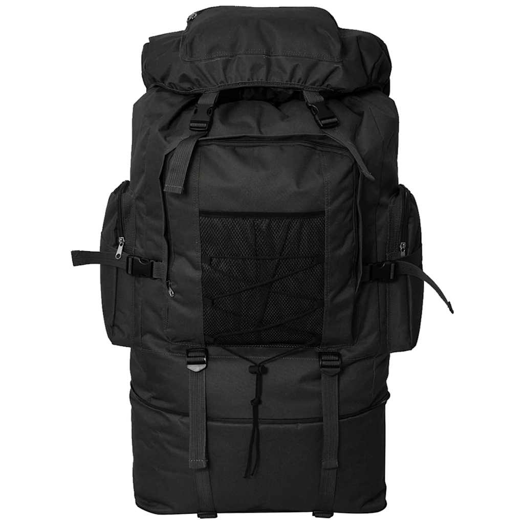 Arméryggsäck XXL 100 L svart