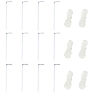 Pop-Up Hopfällbart partytält sexkantigt grå 3,6x3,1 m