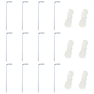 Pop-Up Partytält med 6 sidoväggar sexkantigt gräddvit 3,6x3,1 m