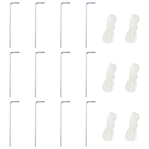 Pop-Up Partytält med 6 sidoväggar sexkantigt 3,6x3,1 m mörkblå