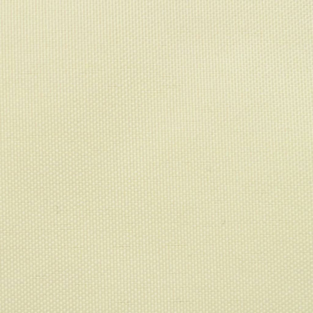 Balkongskärm oxfordtyg 90 x 400 cm gräddvit