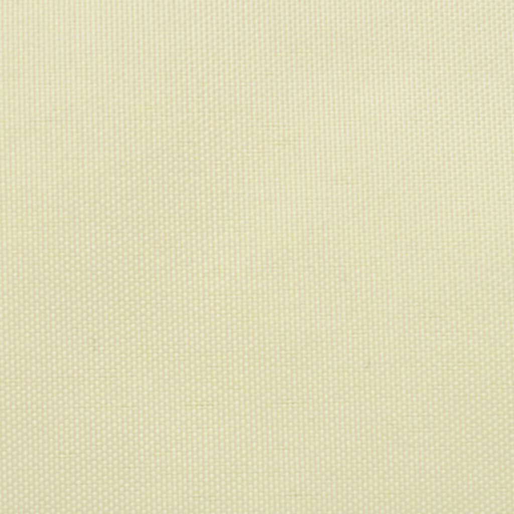 Balkongskärm oxfordtyg 90 x 600 cm gräddvit