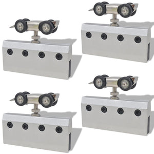 Dubbla skjutdörrar glas