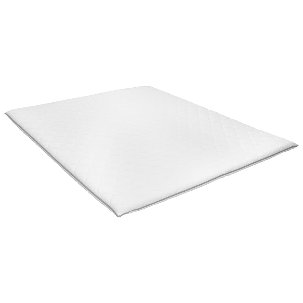 Bäddmadrass 140x200 cm viskoelastiskt minnesskum 6 cm