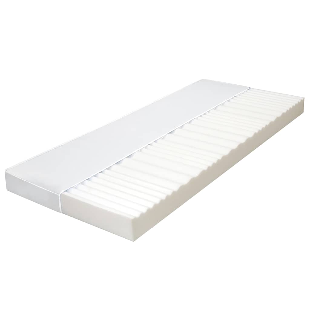 Madrass 90x200 cm 7 zoner PU-skum 10 cm H2 H3