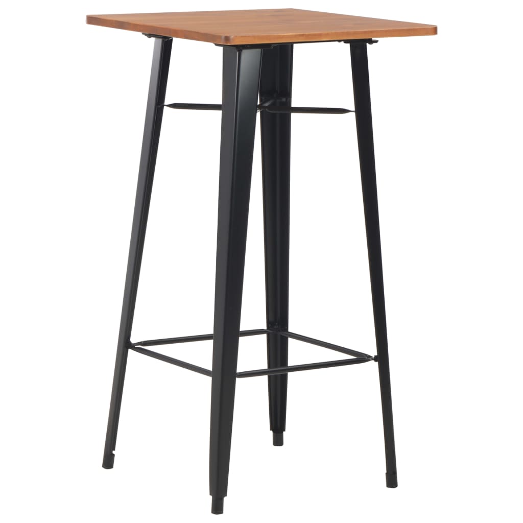 Bargrupp 3 delar stål svart