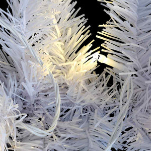 Julgirlang med LED-lampor 5 m vit