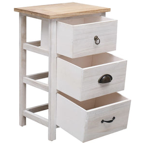 Sidoskåp 35x25x57 cm paulownia