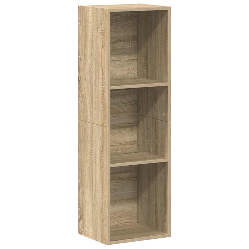 Bokhylla/tv-bänk sonoma-ek 36x30x114 cm konstruerat trä